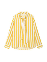Blusa Listrada com Laço — Estilo Festival & Dia a Dia | Aveluze