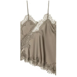 Camisole Assimétrica com Renda Y2K | Aveluze