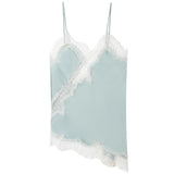 Camisole Assimétrica com Renda Y2K | Aveluze