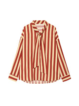 Blusa Listrada com Laço — Estilo Festival & Dia a Dia | Aveluze