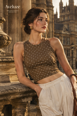 Regata Polka Dot Brown — Aveluze