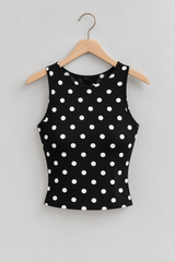 Regata Polka Dot Black Cabide — Aveluze