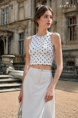 Regata Polka Dot White — Aveluze